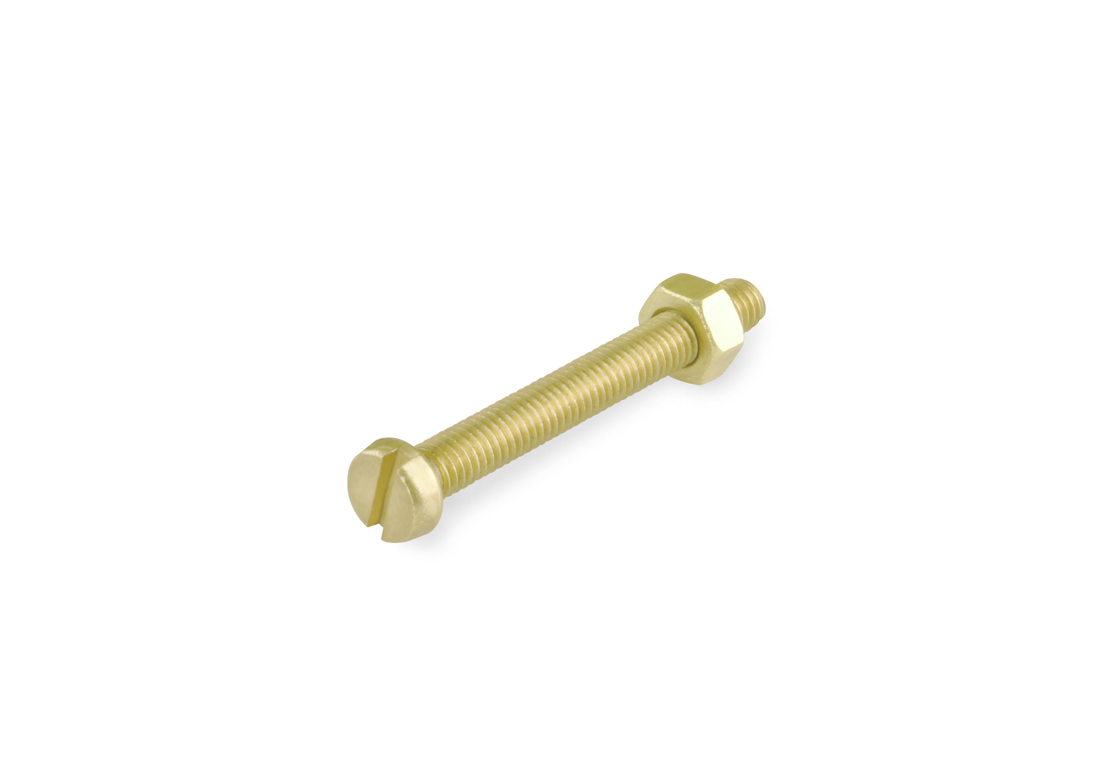 Lot De Vis Laiton Fendues DIN84 – Têtes Cylindriques – Tailles M1 à M3 (2-10mm) – Neuf