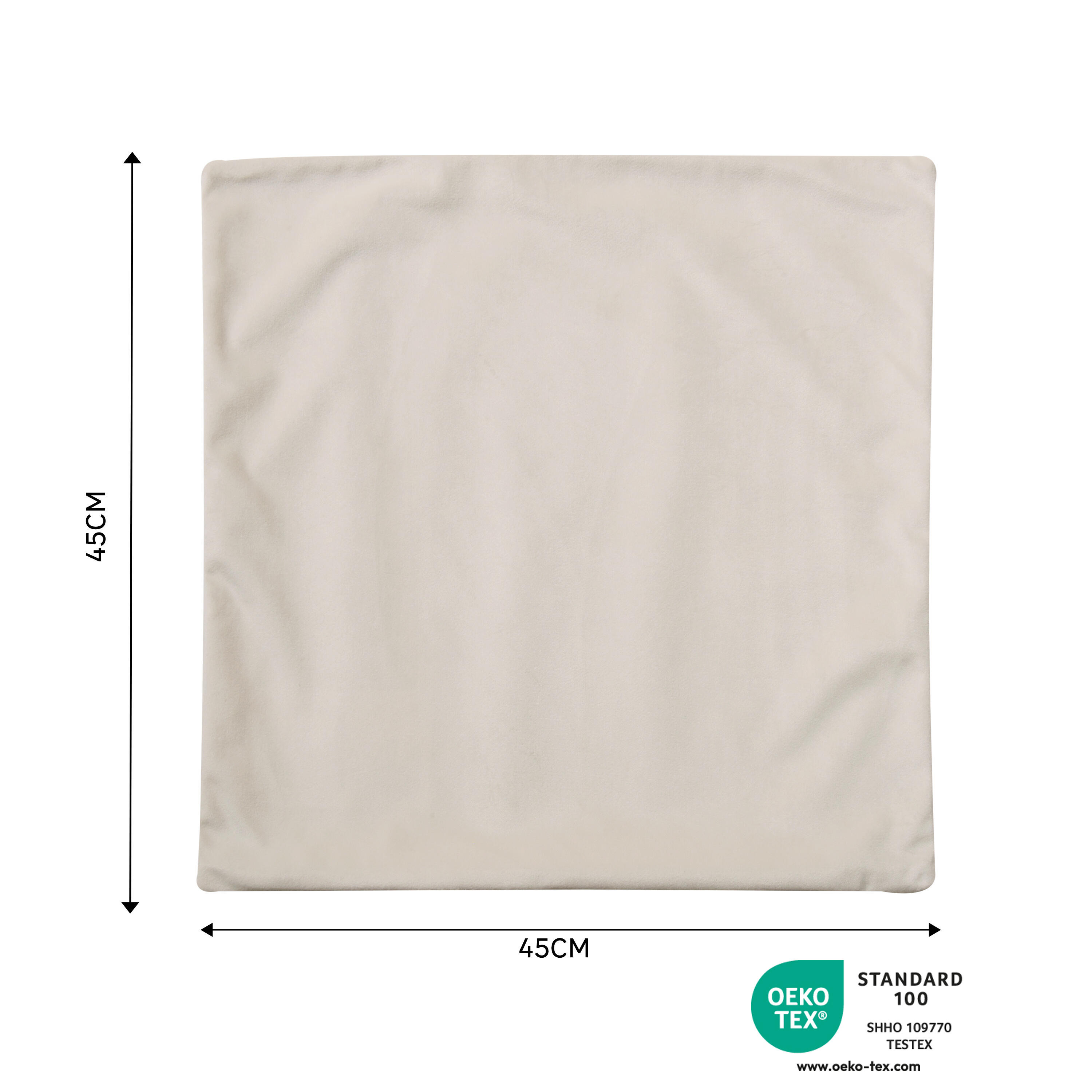 Fronha almofada Tony 45x45cm creme Inspire - 8