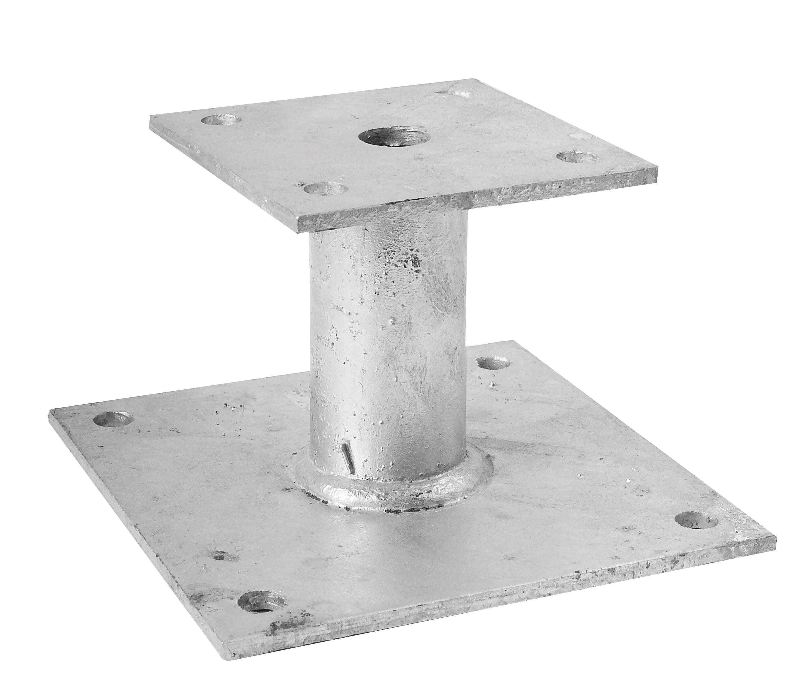 ANCRE DE PLATINE FIXE 100x100 mm et 150X150 mm Hauteur 100 mm