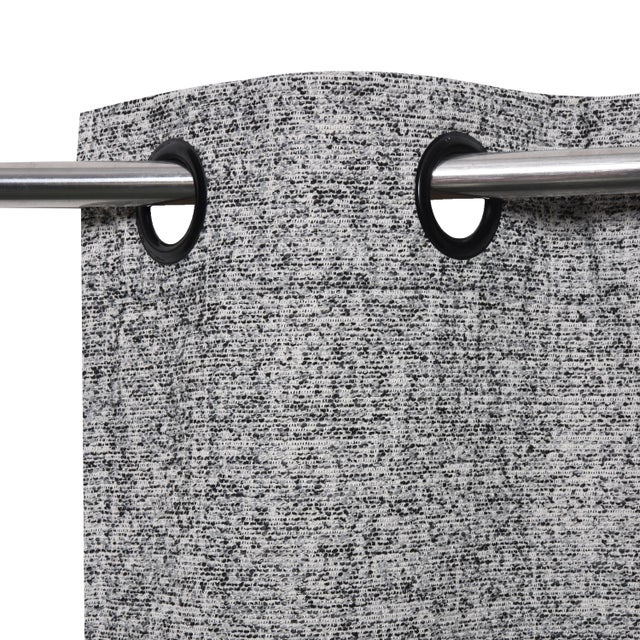 Rideau tamisant, Jaxon, noir H.280 x l.140 cm INSPIRE