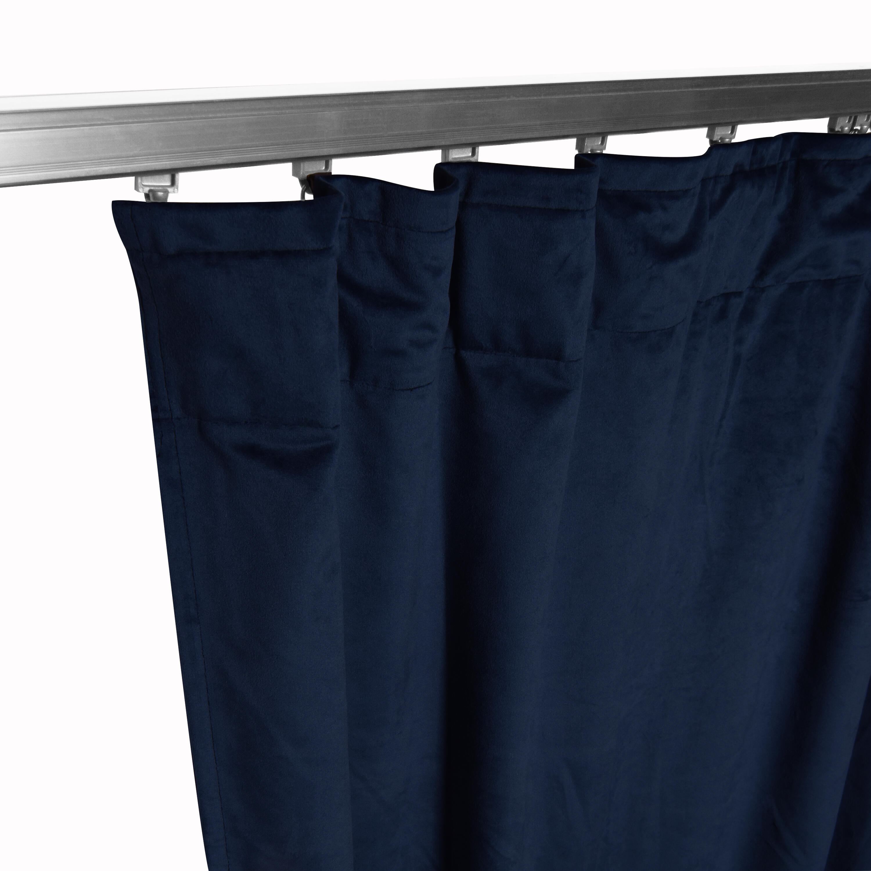 Zasłona welurowa Tony Balsa granatowa 200 x 280 cm na taśmie Inspire - 9