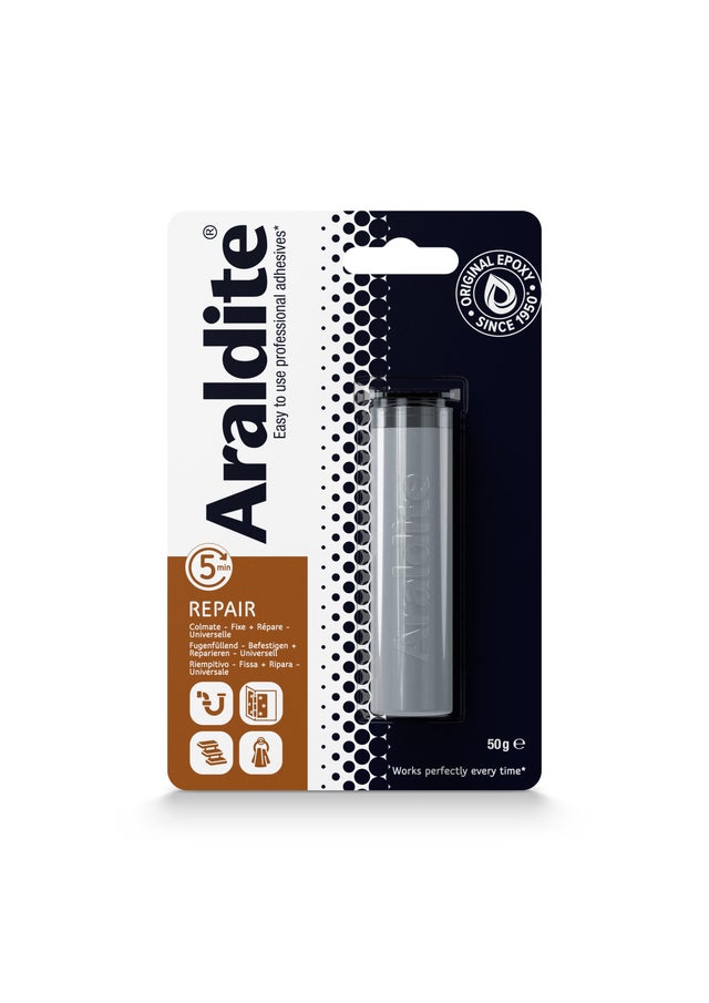 Pâte à réparer époxy marron 50 g - ARALDITE