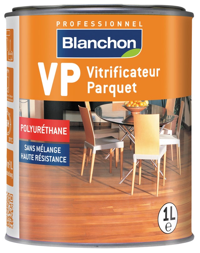 Vitrificateur parquet satiné 1 L VP - BLANCHON