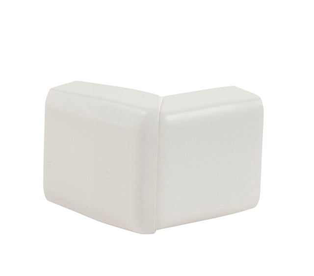 Lot de 2 angles extérieurs blancs pour moulure 12 x 30 mm - TEHALIT