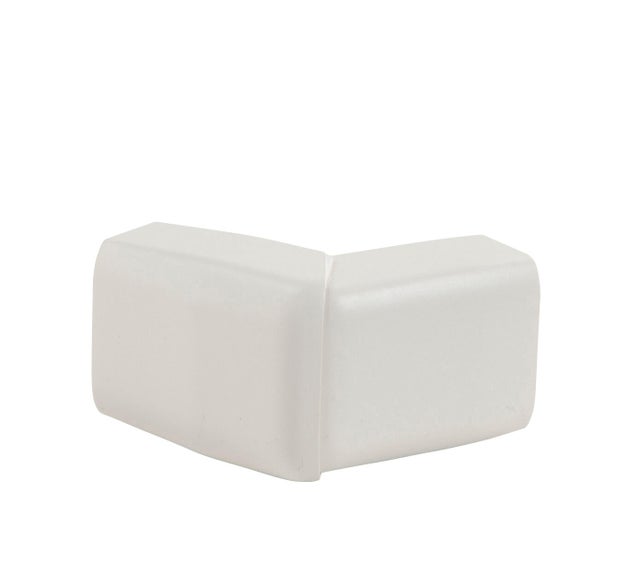 Lot de 2 angles extérieurs blancs pour moulure 12 x 20 mm - TEHALIT