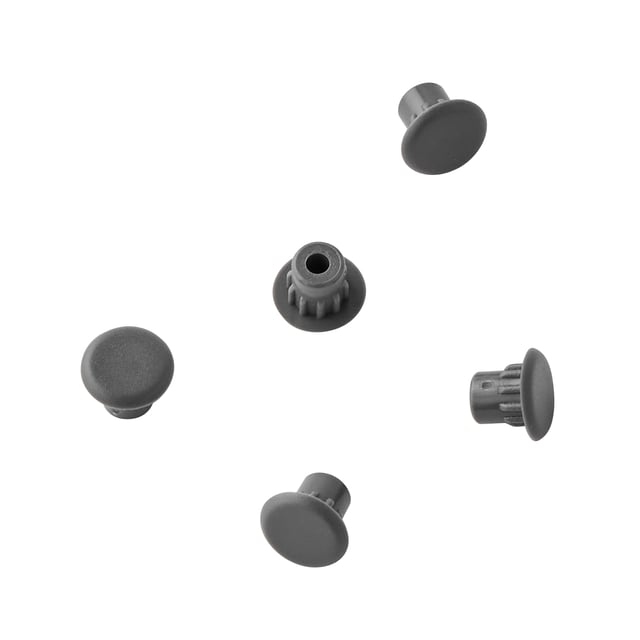 Sachet de 250 obturateurs ø5mm pour caissons gris foncé
