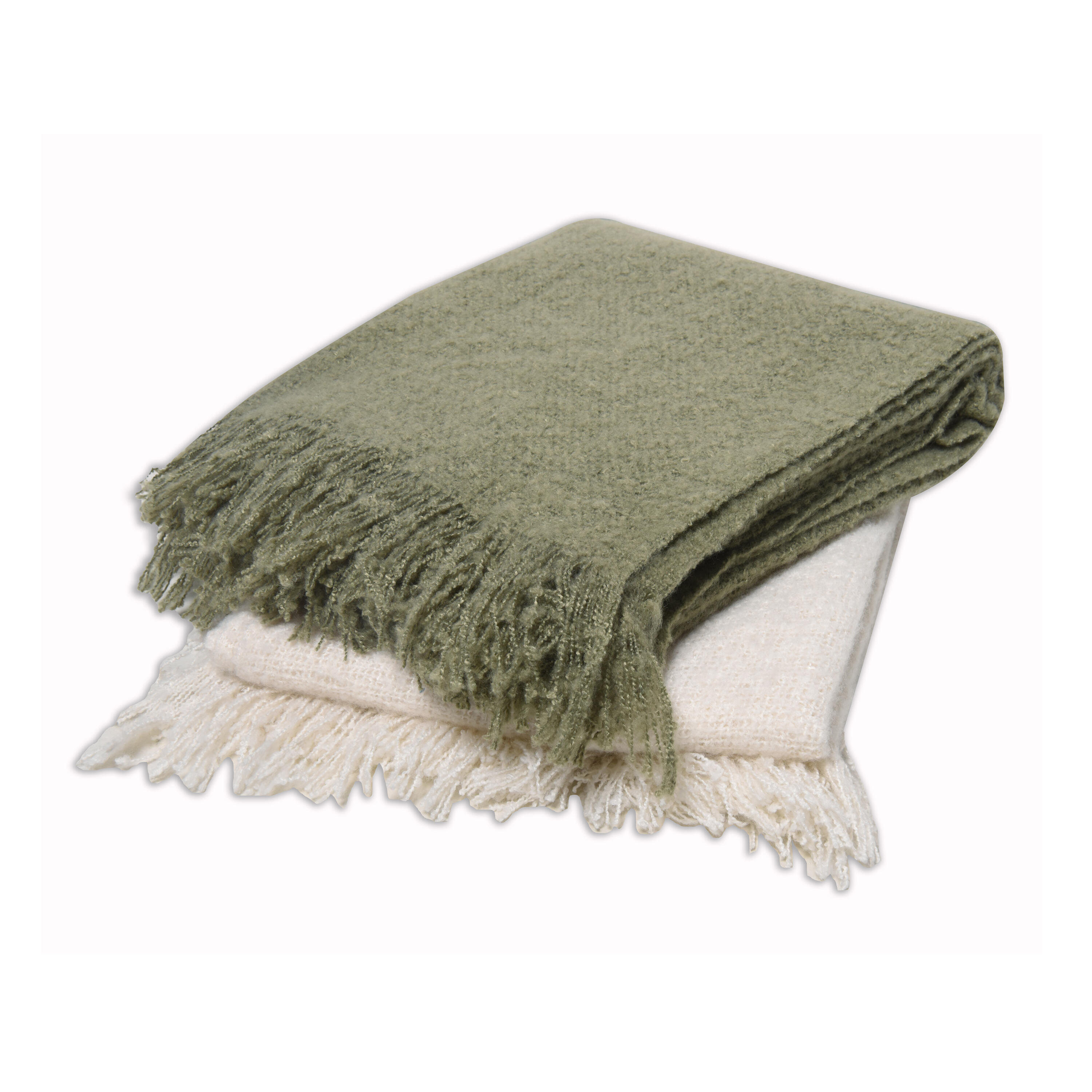 Plaid Perfia, vert l.130 x L.170 cm INSPIRE - 7