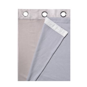 Douceur D'Intérieur - Doublure Rideaux Thermique & 100% Occultante Avec Anneaux (130 X 230 Cm)