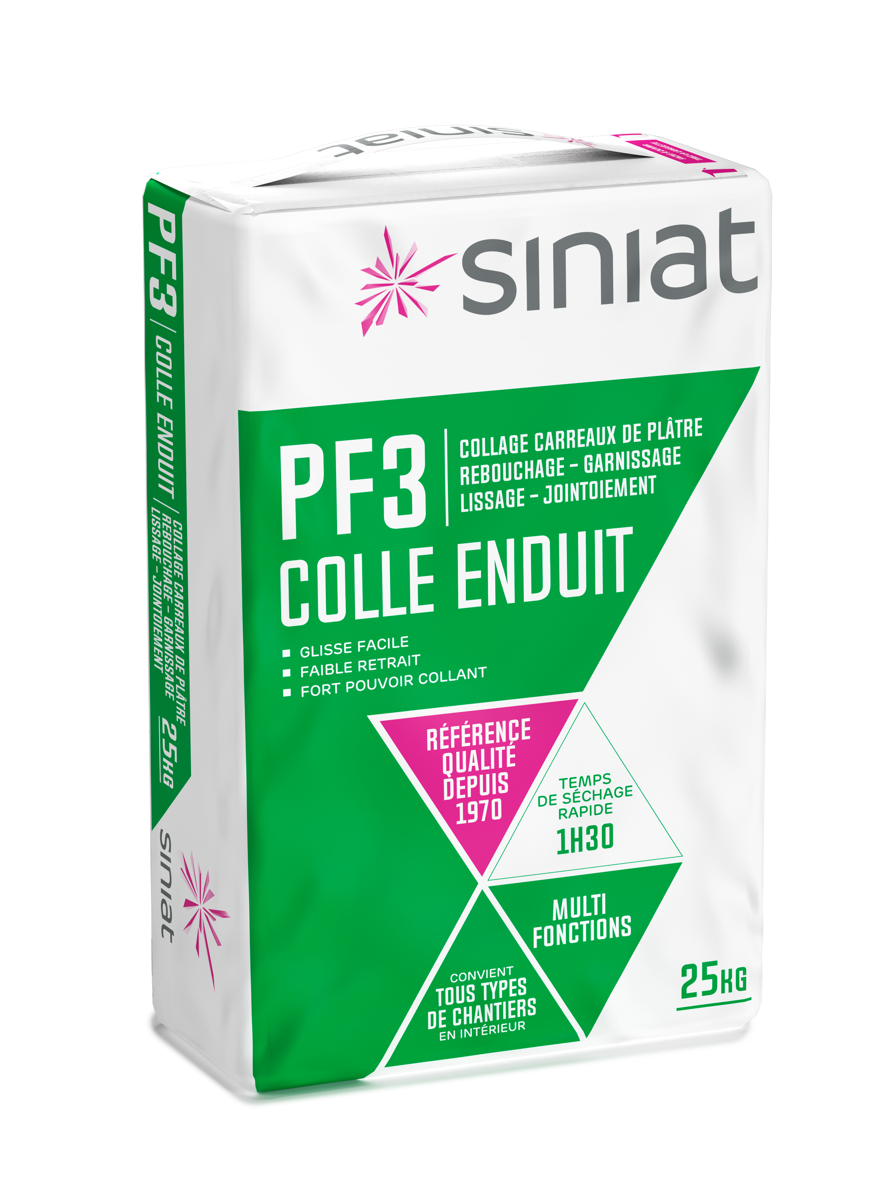 Colle pour carreaux de plâtre Pf 3, 25 kg Leroy Merlin — free download