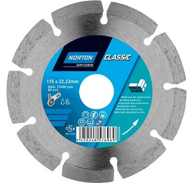 Disque diamant pour béton et béton armé Diam.230 mm - NORTON