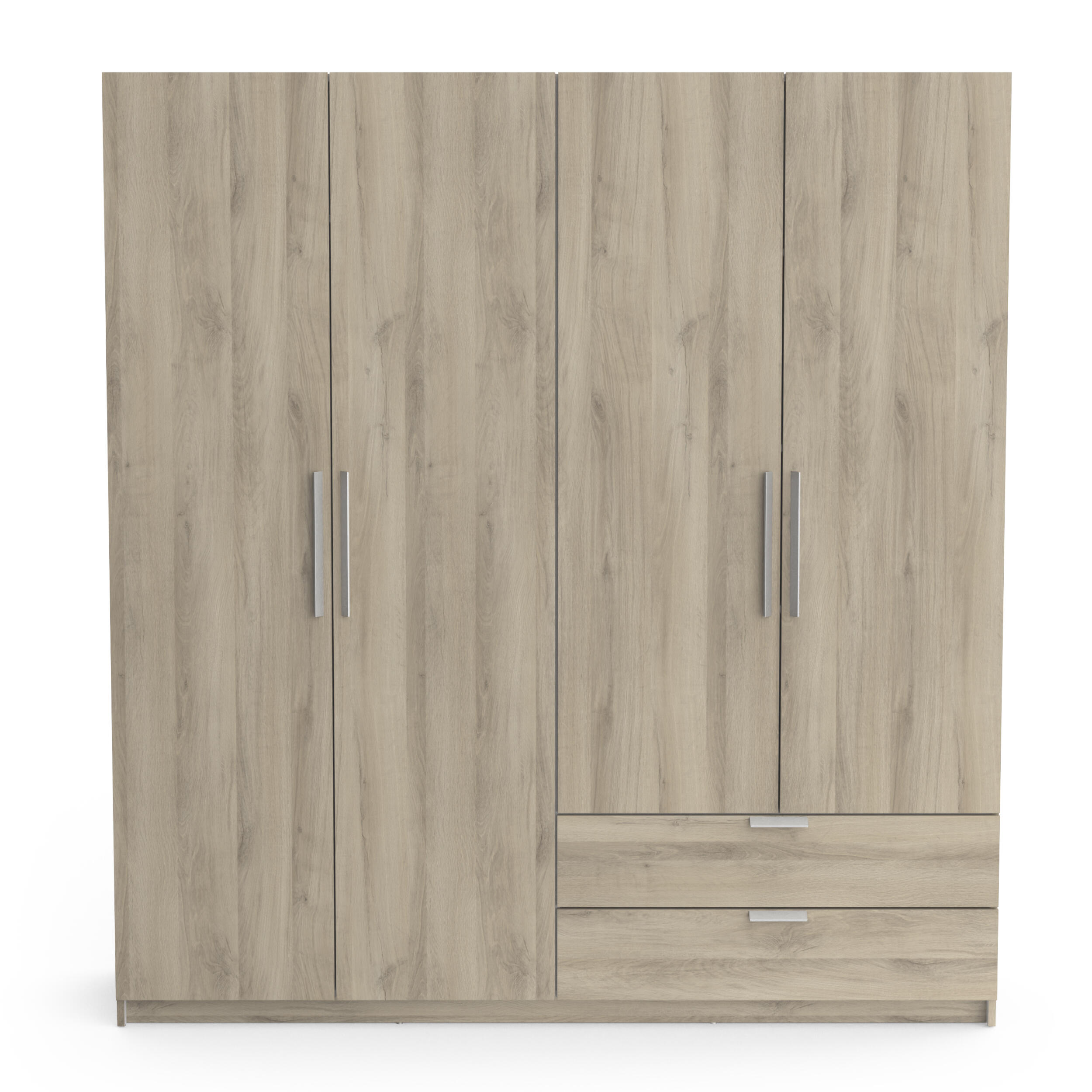 Armario puerta abatible Glory 178.1x191.5x51.4cm roble - 7