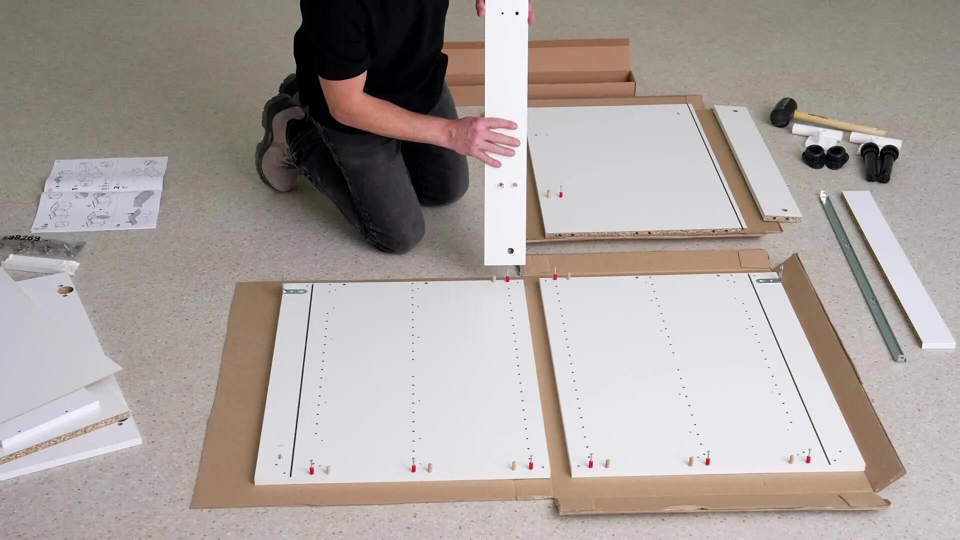 Móvel inferior de canto com 1 porta branco 80x58x72 cm Delinia Eleki
 - 12