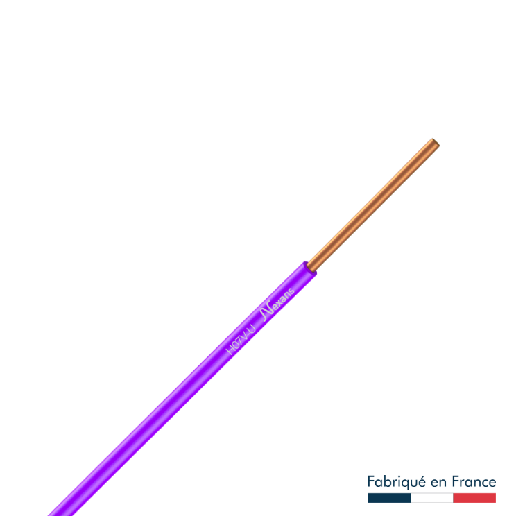 EBROM Câble Conducteur Flexible En PVC - Fil H05V-K 0,75 Mm²