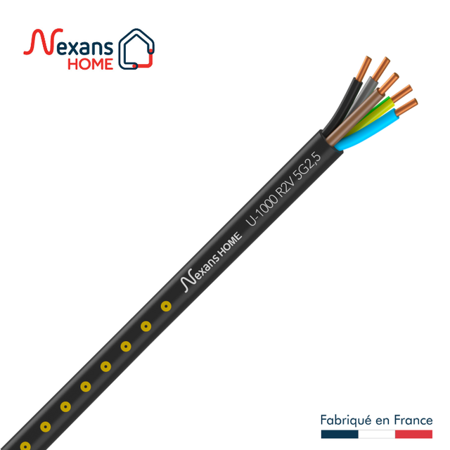 Cable 5 fils au meilleur prix | Leroy Merlin