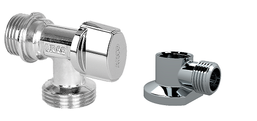 Robinet équerre avec applique 15 x 21 (1/2