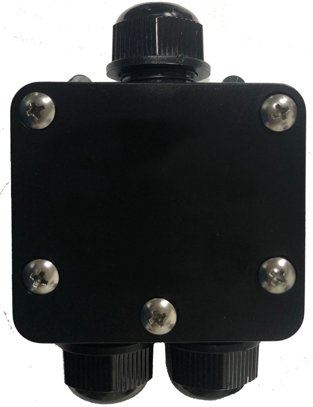 Boîte d'interconnexion IP68 3 voies noire - ARLUX