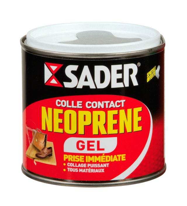 Colle contact néoprène en gel pot 500 ml - SADER