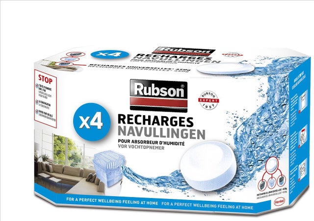 Recharge pour absorbeur d'humidite Basic RUBSON 20m²