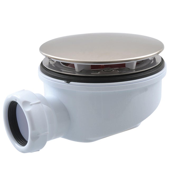 Bonde de douche extra-plate hauteur 58 mm pour receveur Ø90 GIRPI