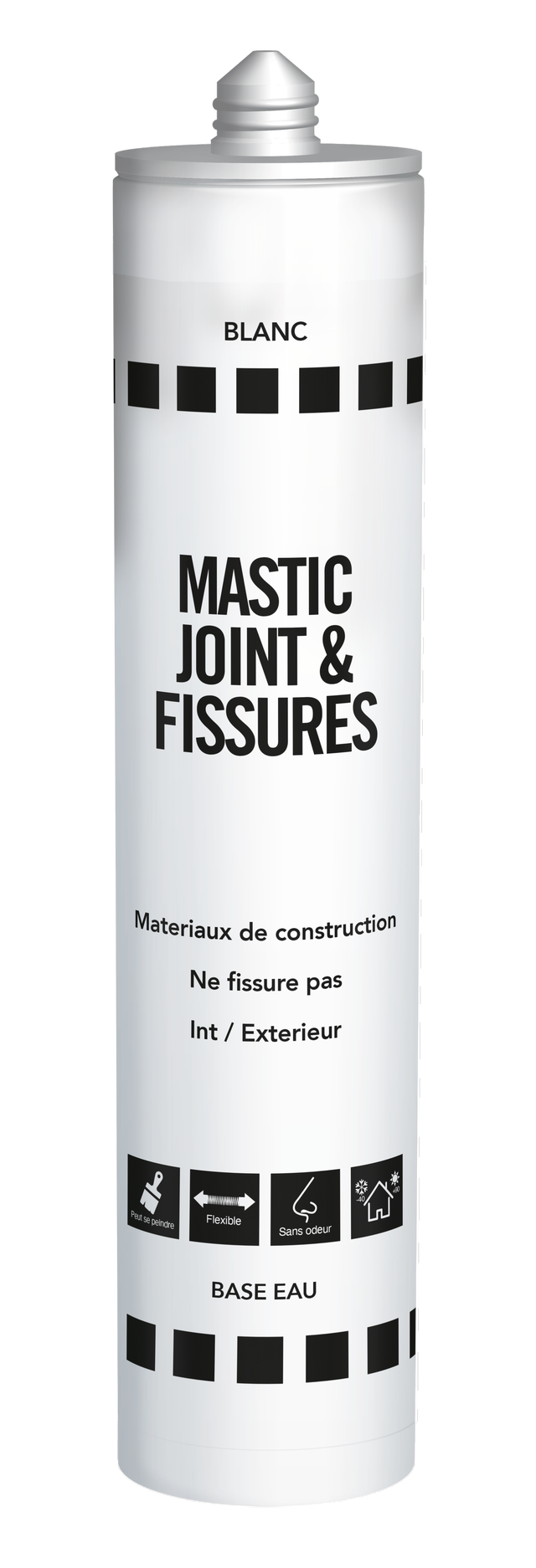 Mastic acrylique joint et fissures blanc 300 ml