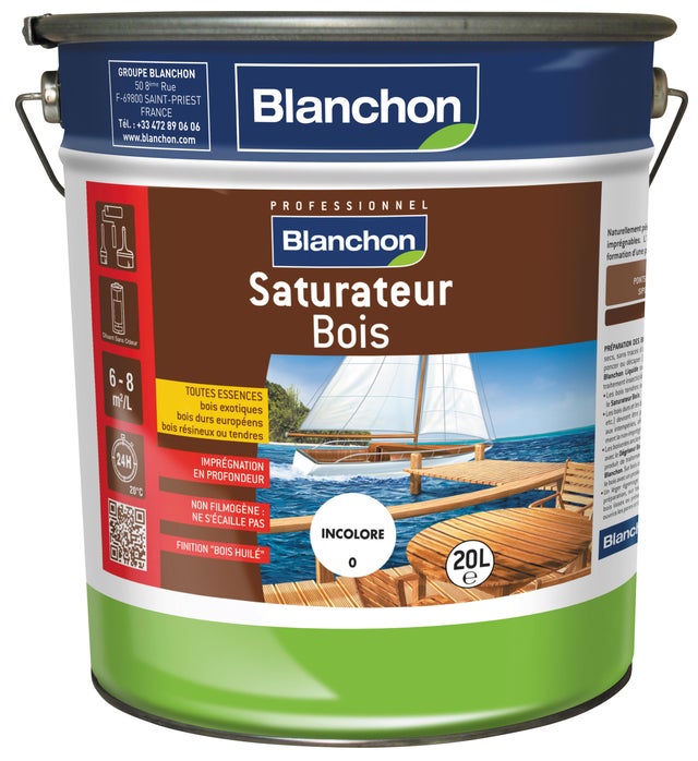 Saturateur bois incolore 20 L - BLANCHON