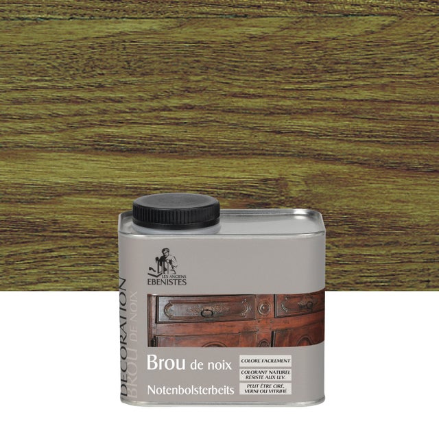 Teinte bois brou de noix 450 ml - LES ANCIENS EBENISTES