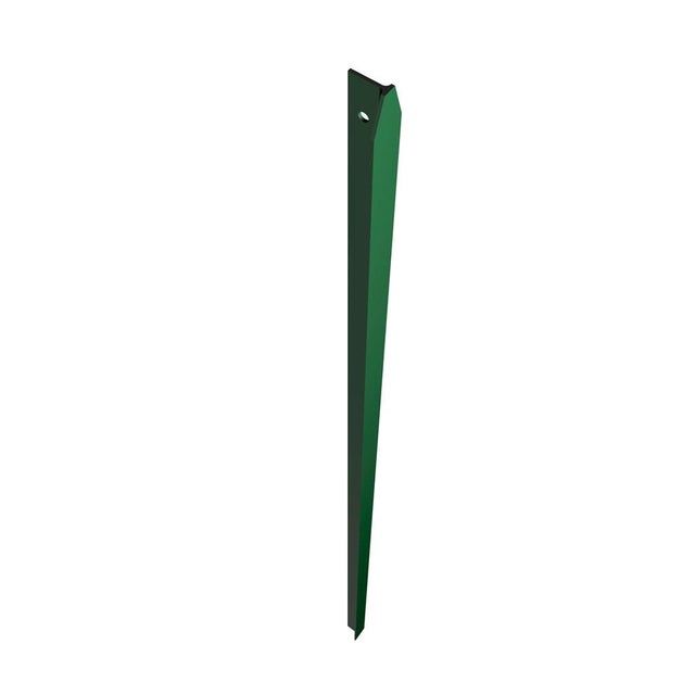 Poteau T plastifié vert 30 x 30 x 2.7 mm Haut.1 m