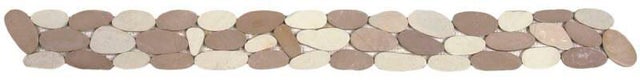 Frise carrelage murale blanc et beige l.10 x L.100 cm - Scie