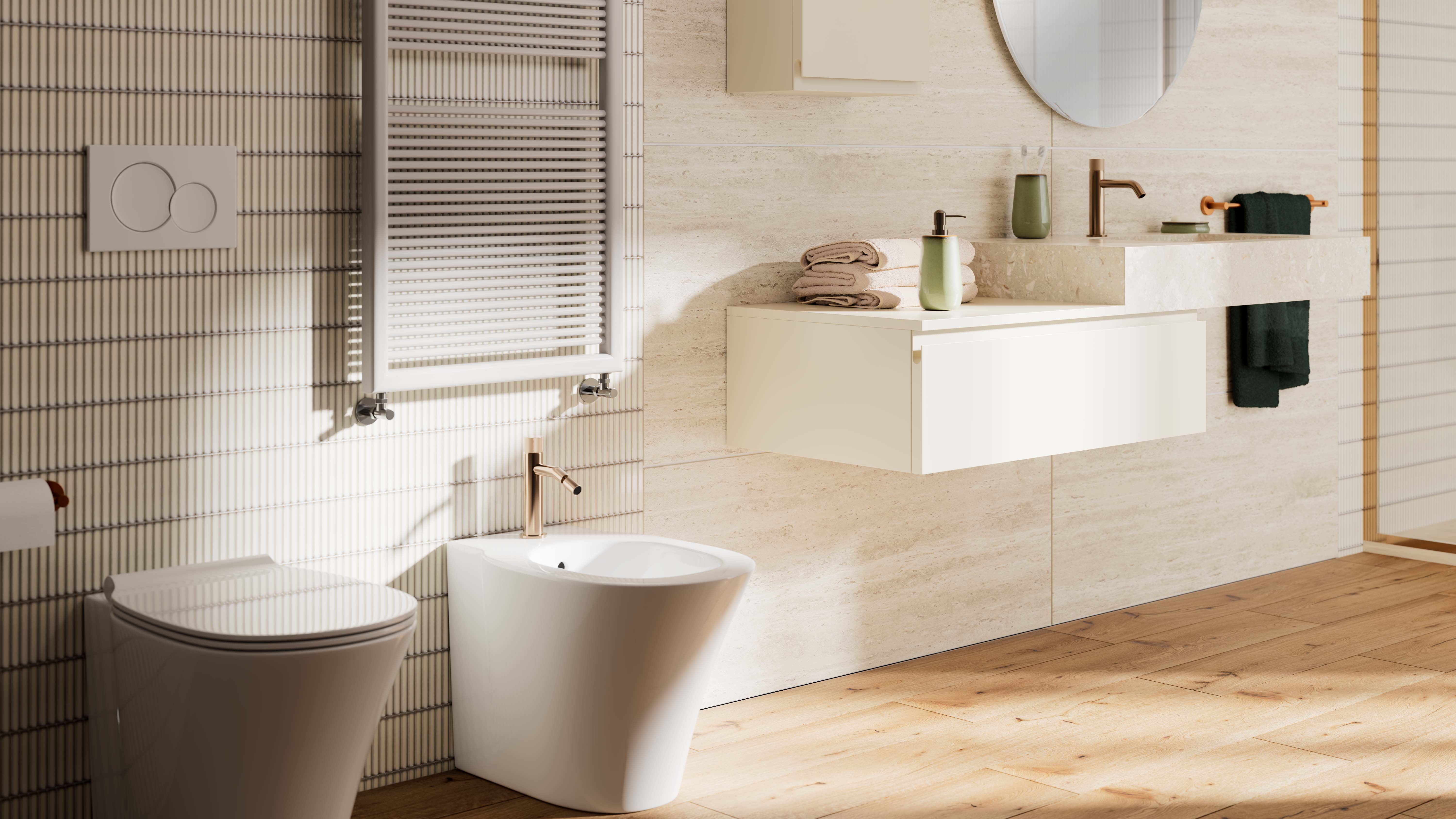 Piastrella da pavimento e rivestimento interno in gres porcellanato 75 x 150 cm rettificato multicolore opaco Ombra Decori Archi R9 traffico medio forte (pei 3/5) Sp. 9.5 mm 2.25 mq - 2