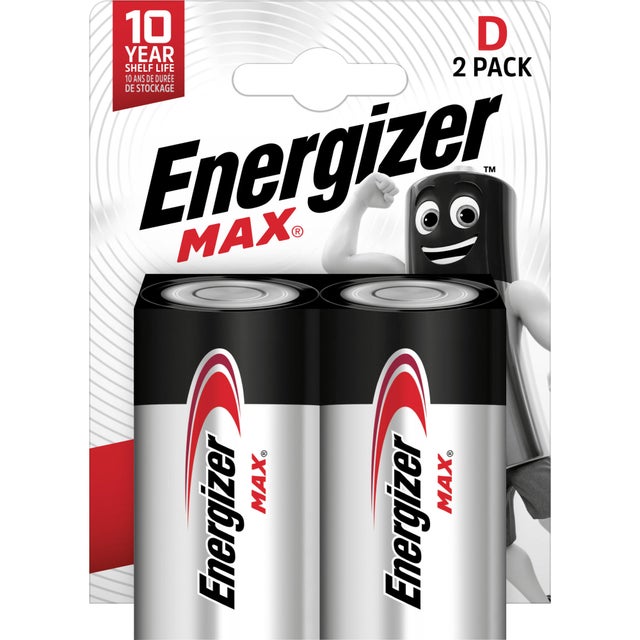 2 piles lr20 max energizer
