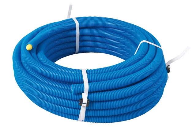 Tube multicouche gainé bleu Diam.16 mm en couronne Long. 25 m