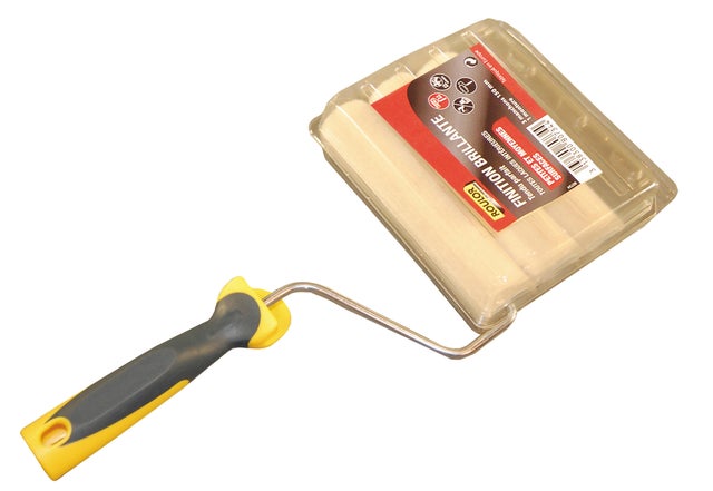 Kit mini finition brillante : 3 manchons Larg.150 mm + 1 monture - ROULOR