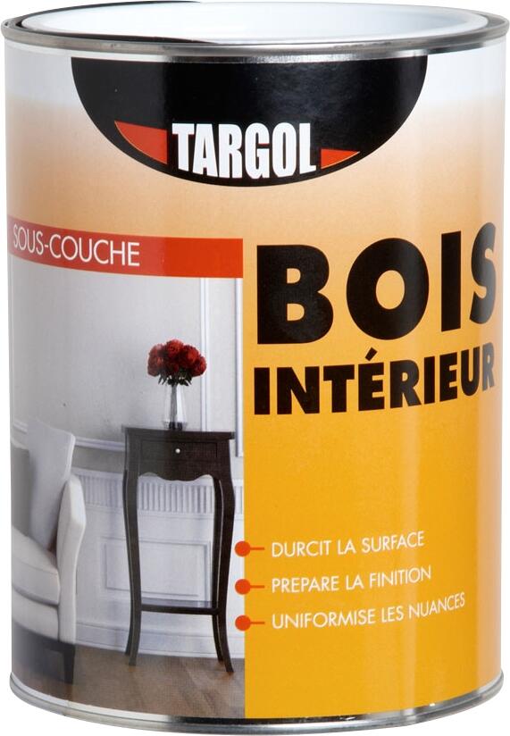 Sous-couche bois intérieur mat blanc 2,5 L - TARGOL