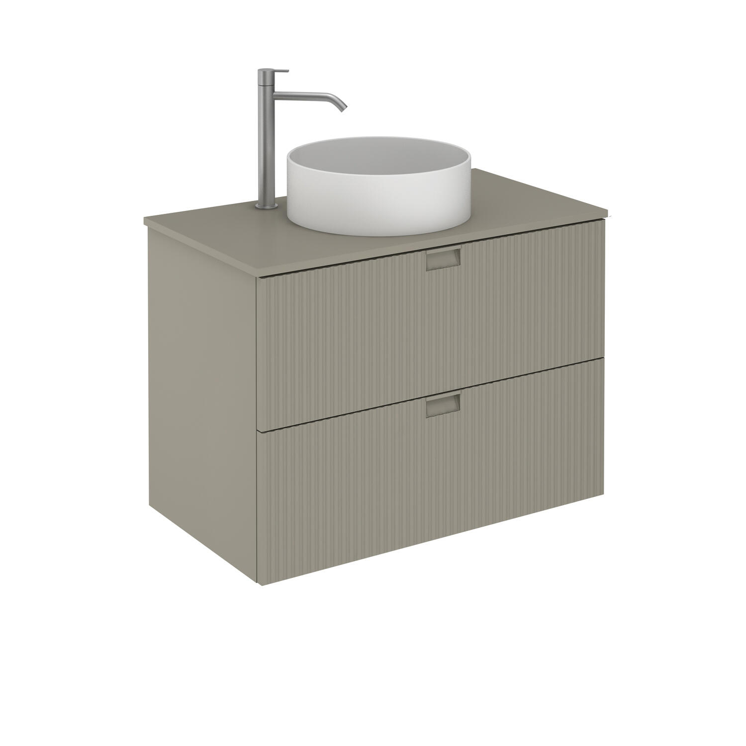 Mueble de baño lignes gris 80x45.4 cm