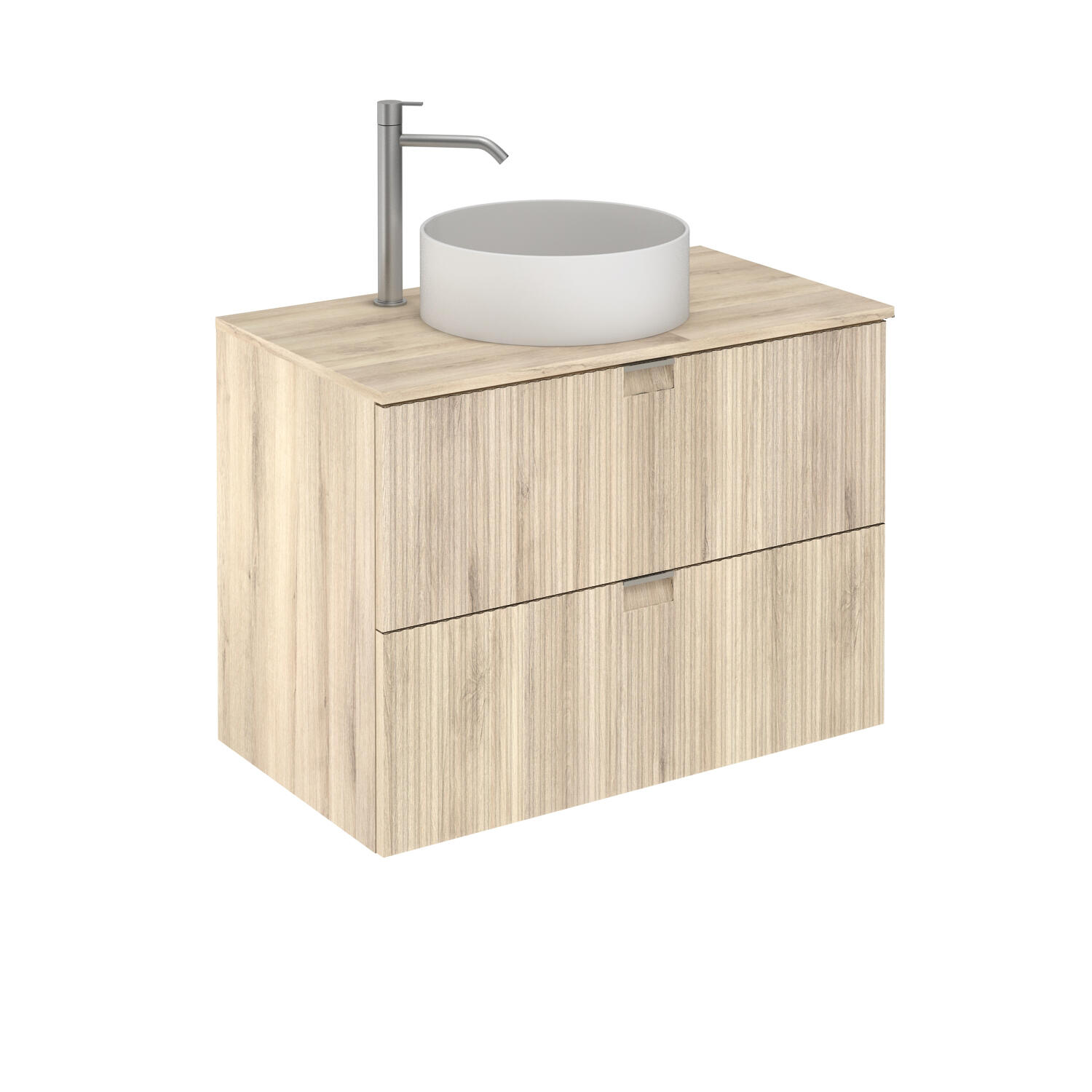 Mueble de baño lignes beige 80x45.4 cm