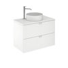 Mueble de baño Lignes blanco 80x45.4 cm (lavabo no incluido)