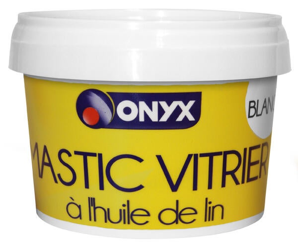 Mastic vitrier huile de lin blanc 500 g - ONYX