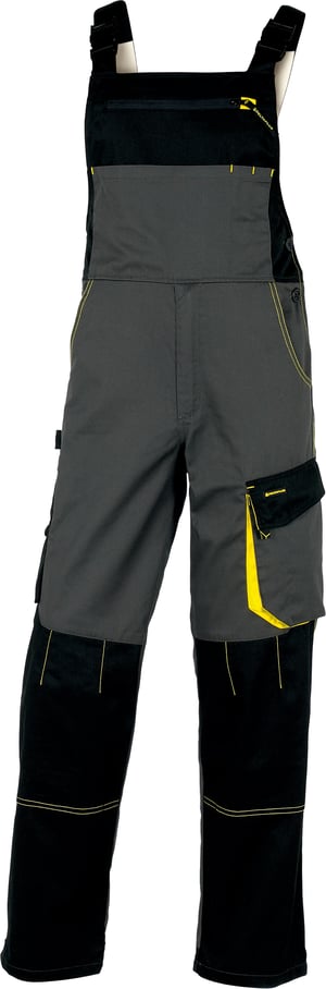 Salopette de travail grise jaune D-Mach DELTA PLUS Bricoman