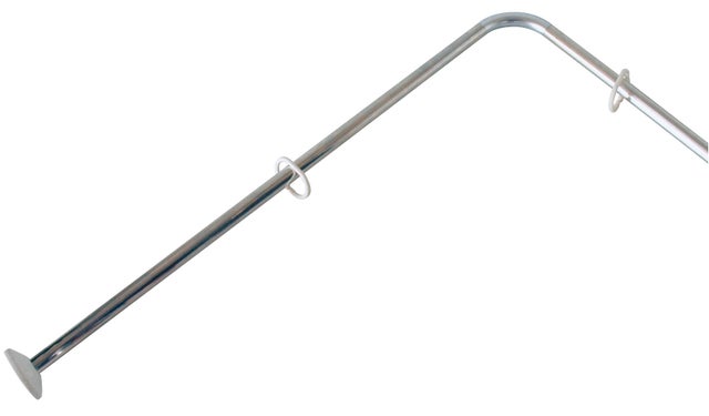 Barre d'angle aluminium 80 x 80 cm