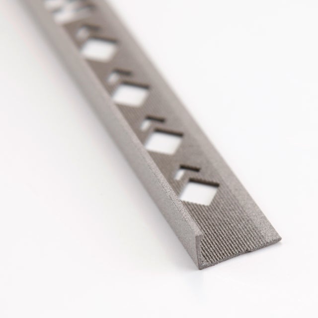 Profilé de finition carrelage équerre Ep.10 mm aluminium mat taupe L.2,50 m