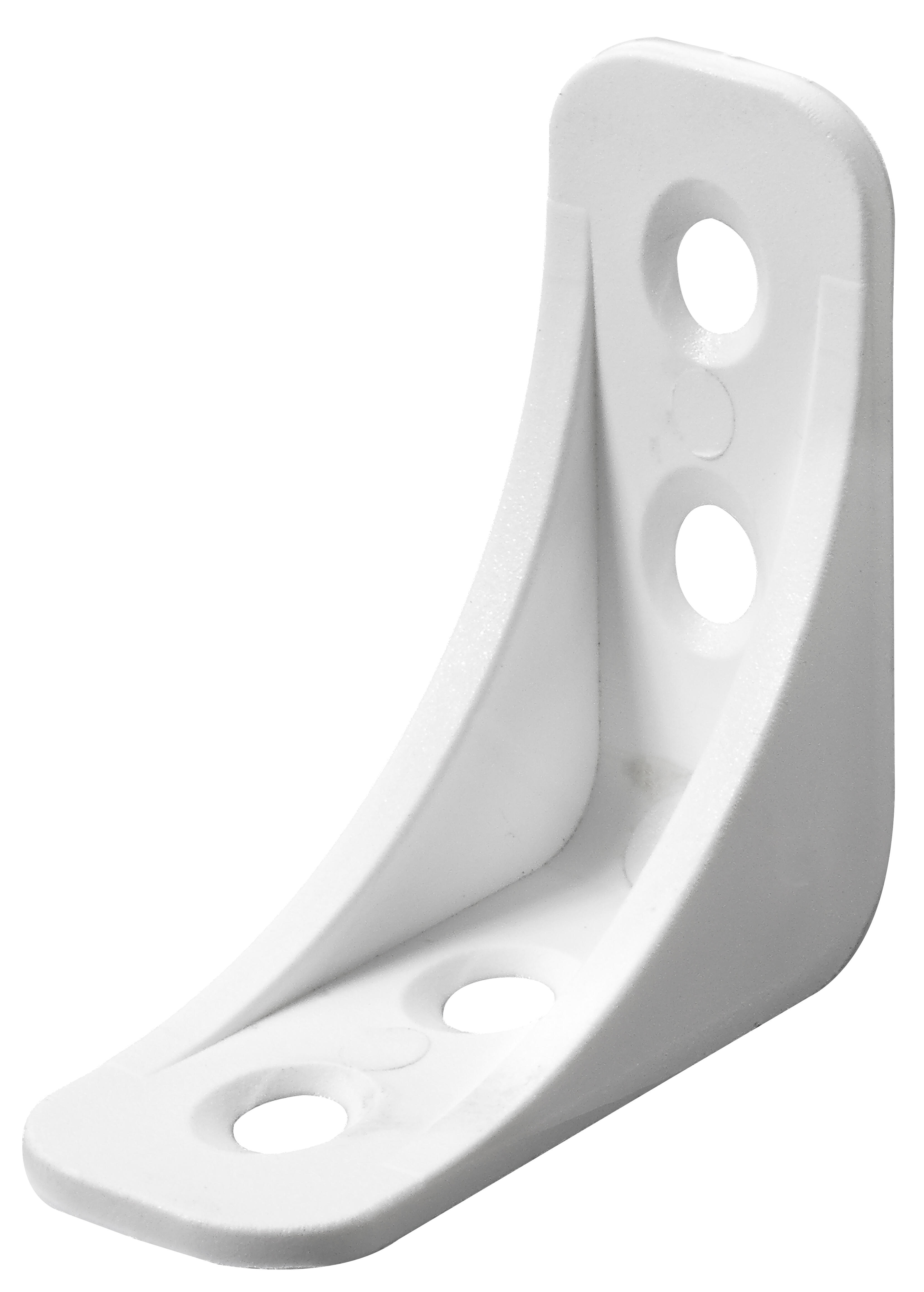 Cornière Alberts PVC-U Blanc 10x10mm - Longueur 1m - Épaisseur 1mm - Ailes Égales