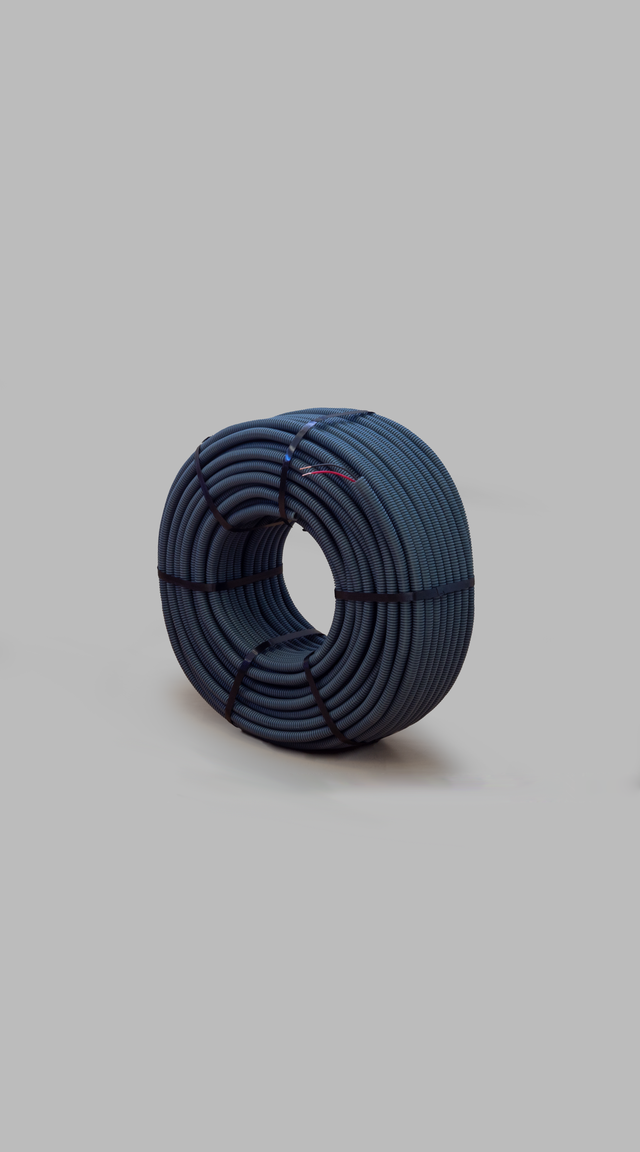 Gaine préfilée 2x1,5 mm² Diam.16 mm 100 m gris - ELYDAN 