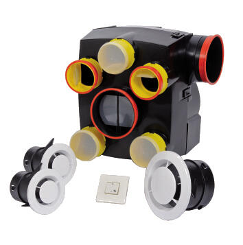 Kit VMC simple flux Hygroréglable Qualit'Air - AUTOGYRE