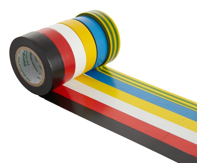 Lot de 6 rubans adhésifs L.10 m x l.15 mm