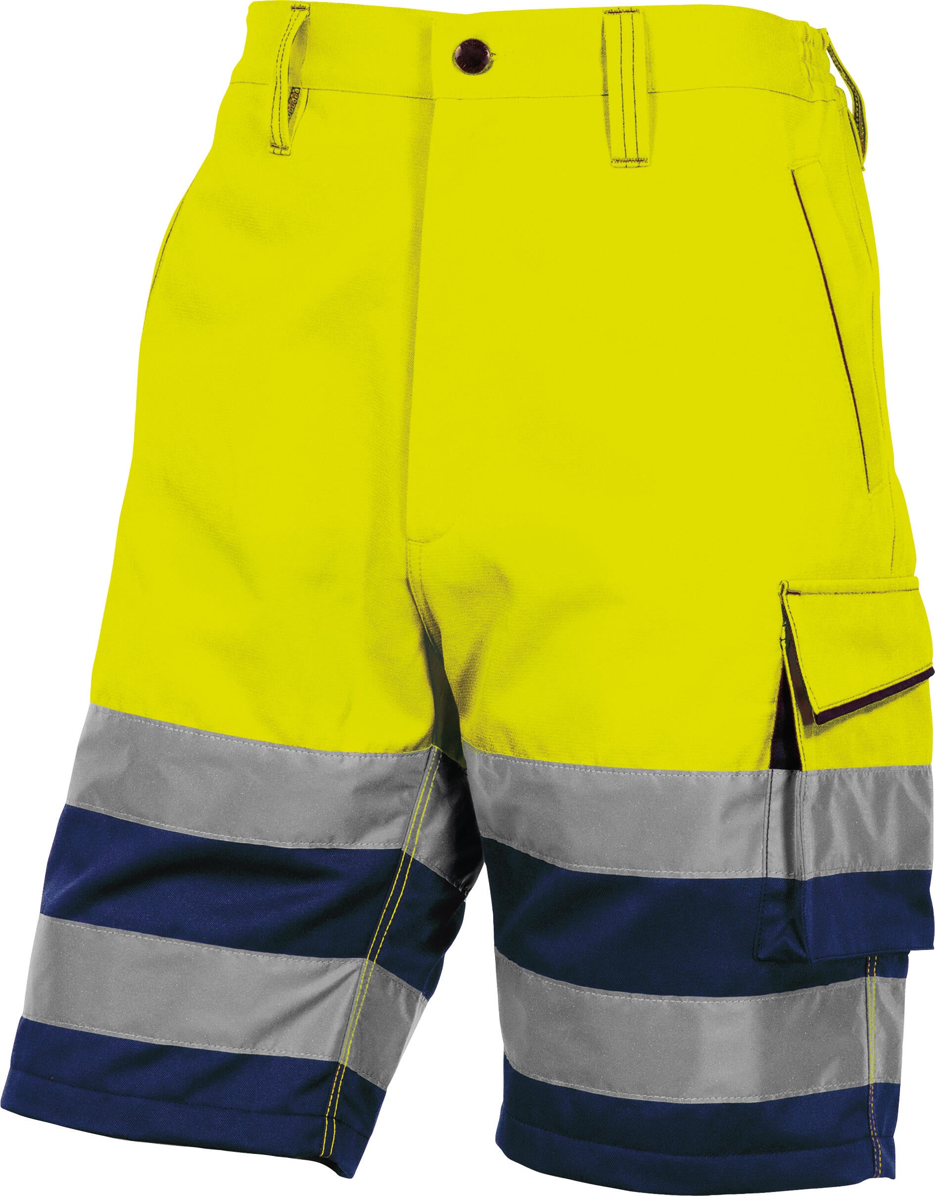 Short de travail haute visibilité jaune PANOSTYLE DELTA