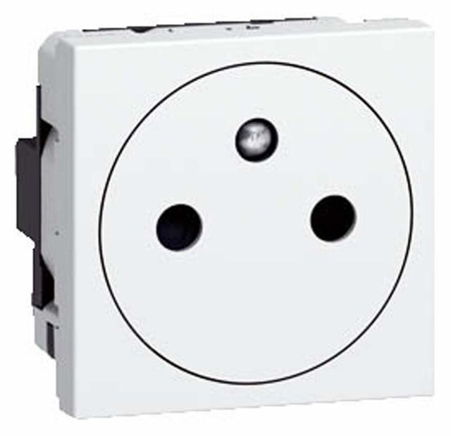 Prise de courant 2P+T affleurante MOSAIC - LEGRAND 