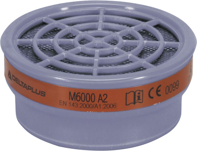 Filtre A2 pour masque m6200 et m6400 lot de 2 - DELTA PLUS 