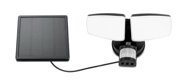 Projecteur solaire avec détecteur de mouvement 10W -  SYLVANIA