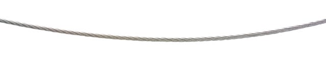 Câble acier galvanisé à la coupe Diam.1,5 mm