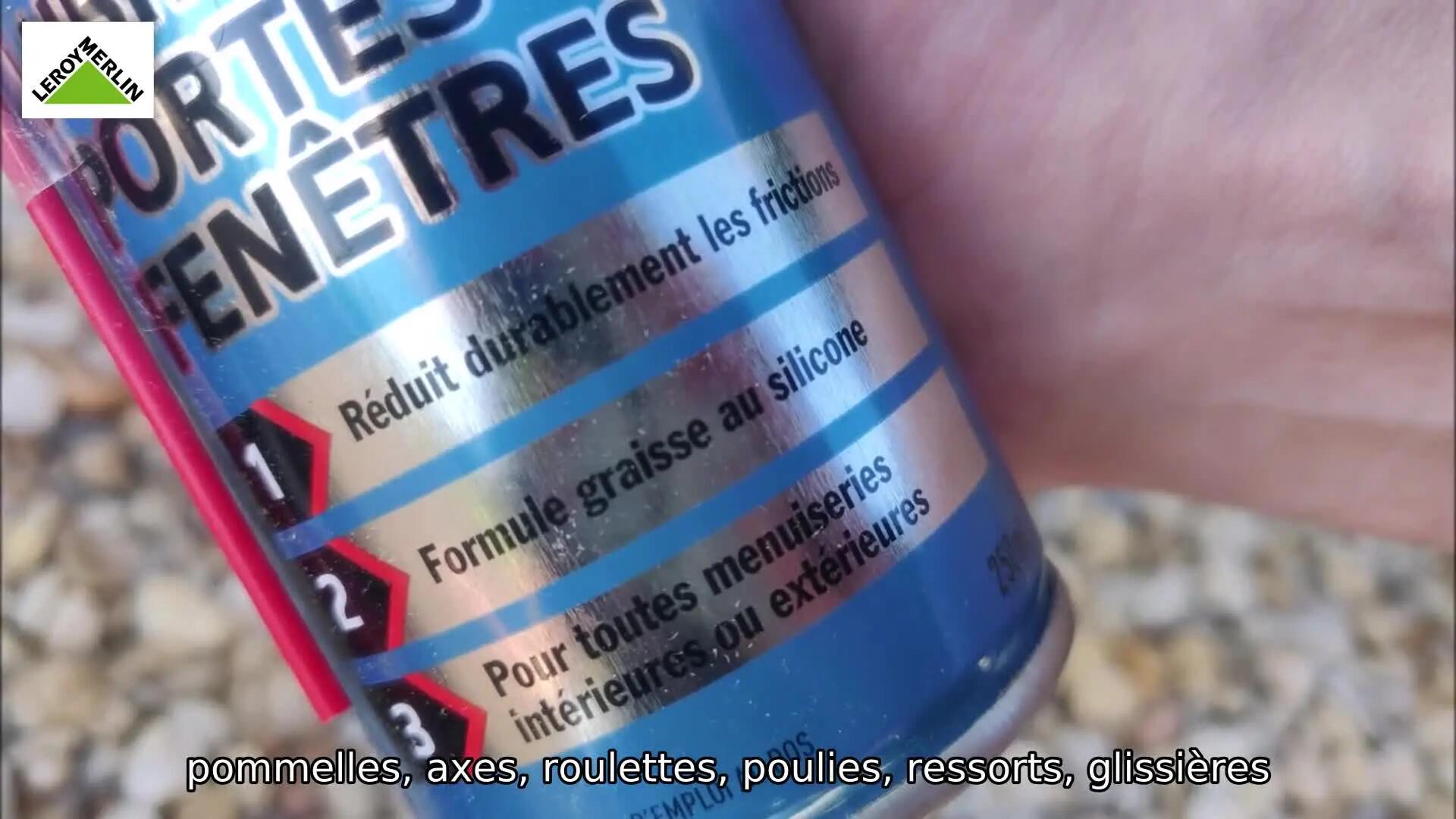 test pack 4 produits (Lubrifiant serrure -Lubrifiant silicone - Lubrifiant portes & fenêtres - Super dégrippant)